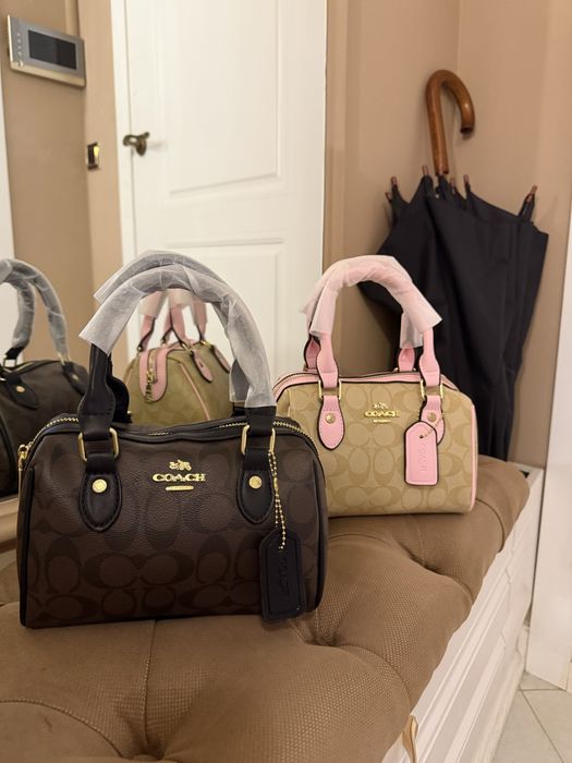 Сумка Coach в шоколадном цвете