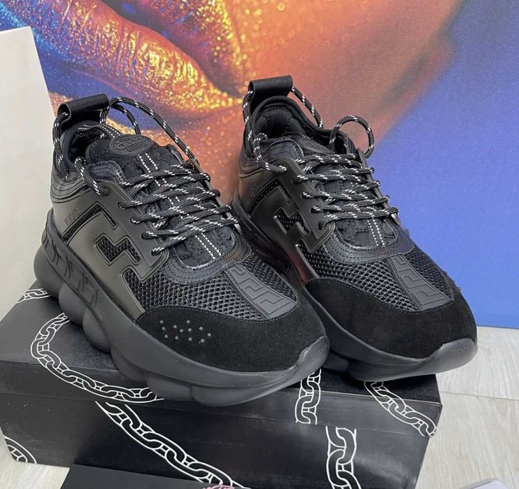 Adidasi Versace Tripple Black