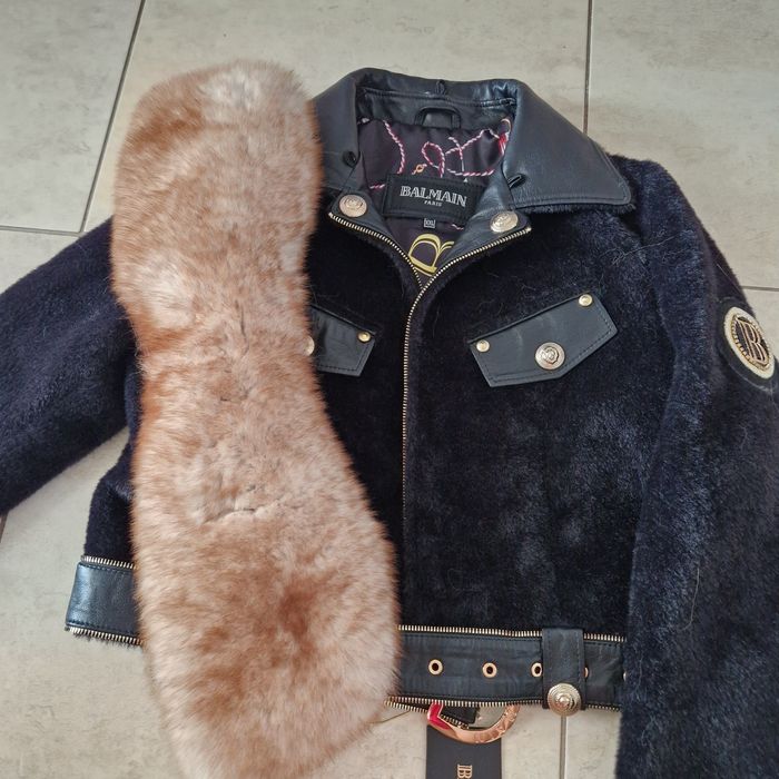 Haina blana naturala de lamă și vulpe