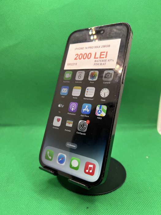 Iphone 14 pro max 256gb 85% bat fisurat•Amanet Lazar Crangasi•55022