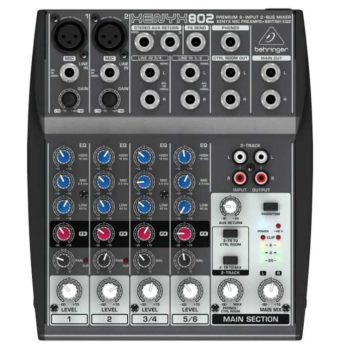 mixer audio Henyx 802