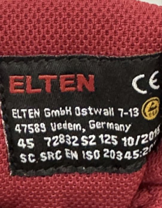 Мъжки обувки с метално бомбе ELTEN. Размер  45