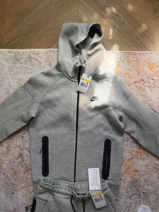 nike tech fleece trening gri 100% original