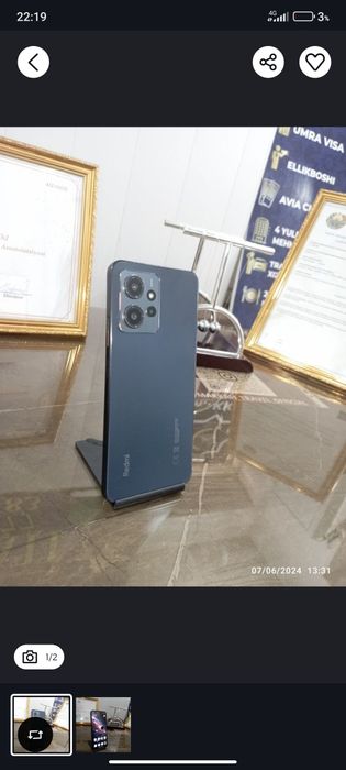 Redmi not 12 xolati yaxshi  manzil  chorsu