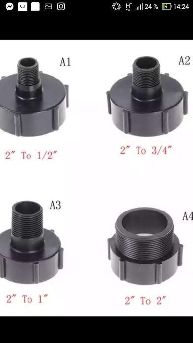 Reducție adaptor robinet ibc bazin cub 1000 litri