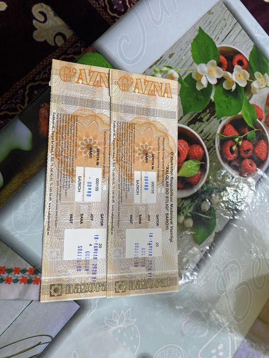 Gulinur kansertiga bilet bor balkondan