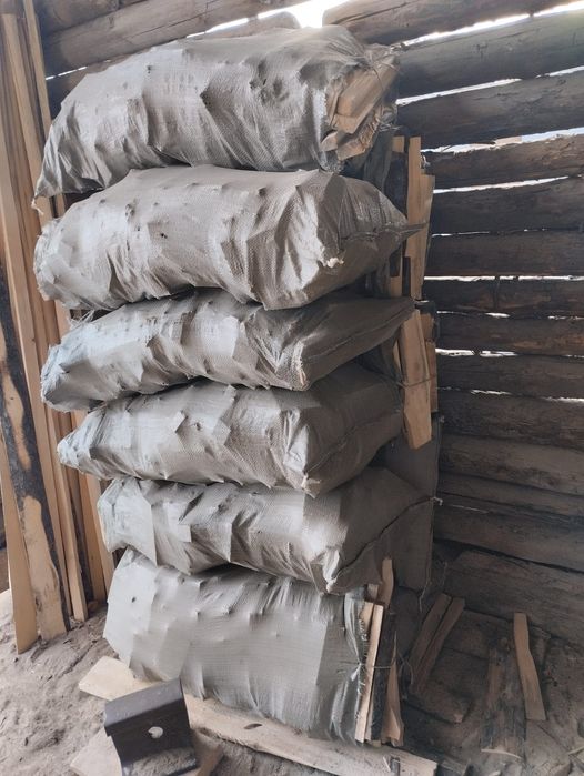 Дрова в мешках по 700тг