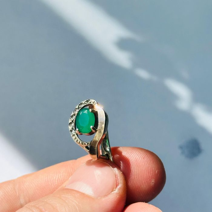 Серги, серебро 925 пробы, с позалотой