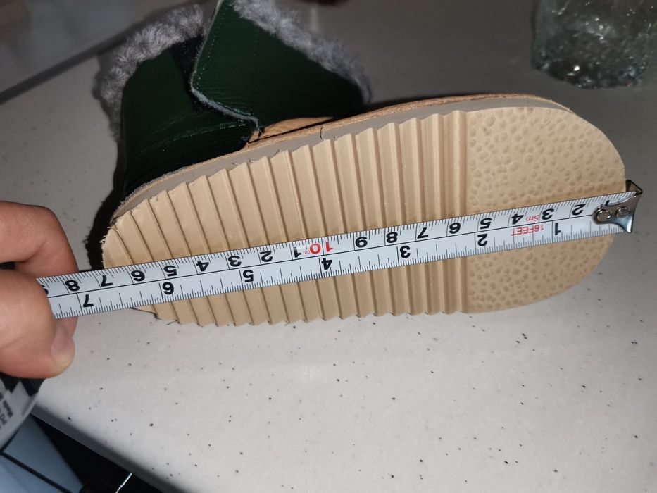 Cizme de iarna din piele cu blana de miel pentru copii