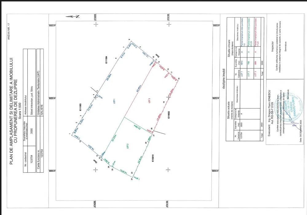 Teren de vânzare in Sibiel- intravilan, de construcții, zona Utea Mica