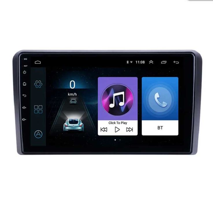 9-инчова мултимедия за Audi A3 (2003–2011) + камера , CarPlay, GPS