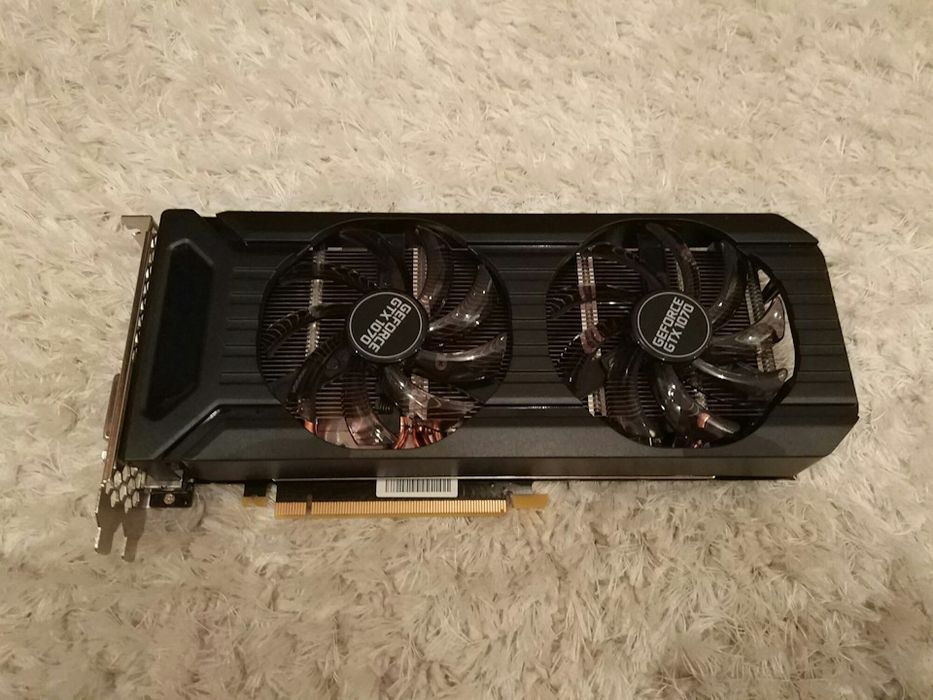 Видеокарта 1070 palit 8гб