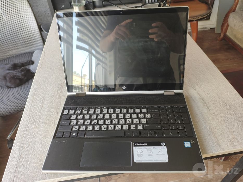 Ноутбук HP Pavilion x360 i3-8th Gen / 4GB RAM / 16GB Optane / 1TB HDD