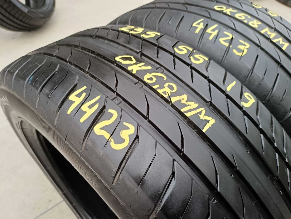 Doua anvelope vara 235 55 19 continental sportcontact 5 profil 6,8 mm dot 4423