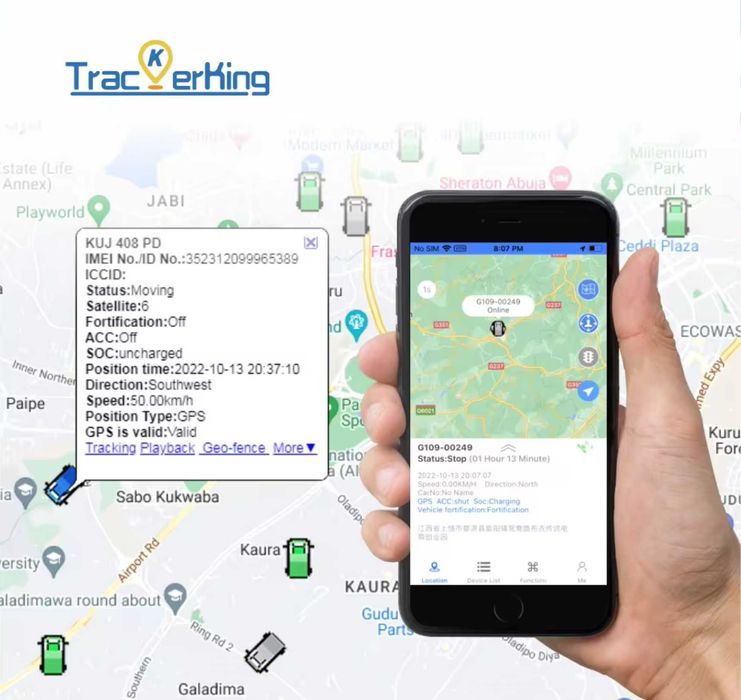Портативный беспроводной GPS трекер  с мощным аккумулятором 5000 мАч
