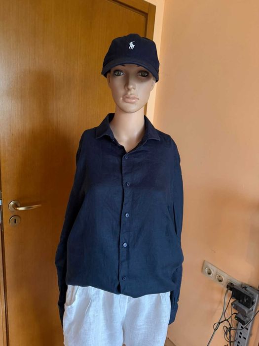 Шапка  с козирка Polo by Ralph Lauren тъмносиня