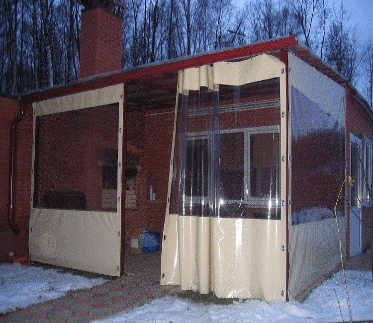Мягкие окна. Прозрачный пвх