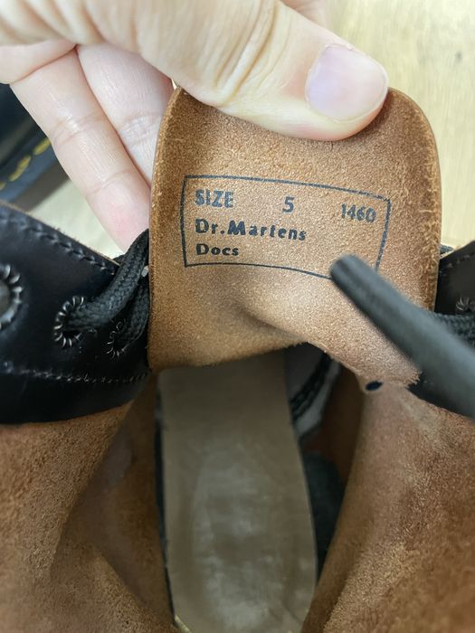 Dr. Martens 1460 made in England.