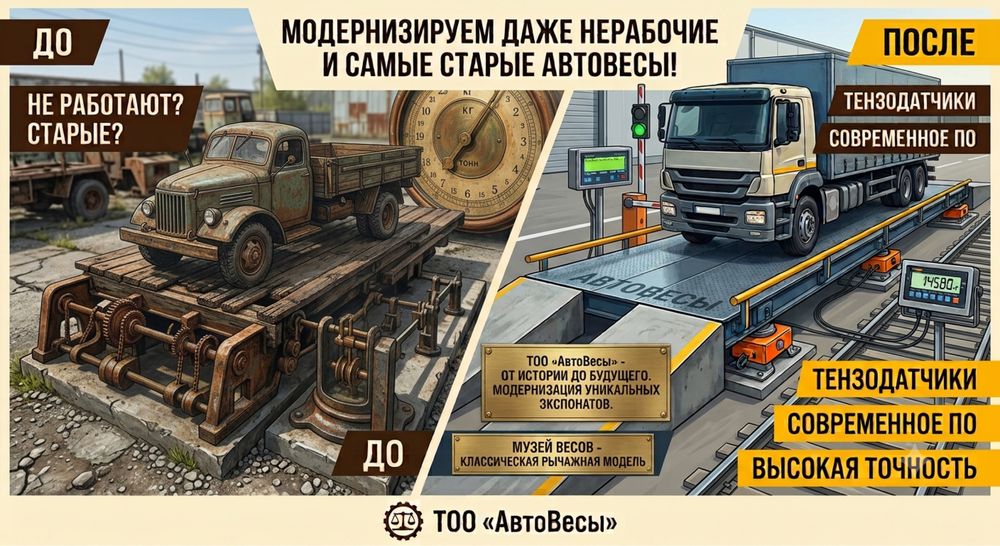 Автовесы модернизация автомобильных весов