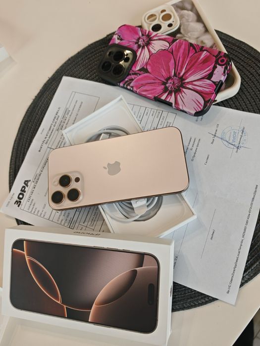 Iphone 16 pro Max Desert като НОВ