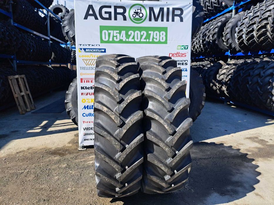 18.4-38 cauciucuri noi cu 10 pliuri marca OZKA pentru tractor spate