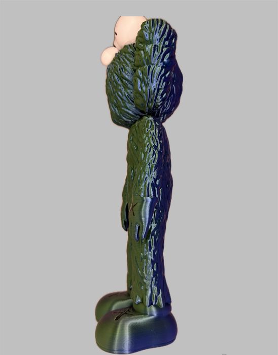 Figurină KAWS bff (replica Elmo),texturat, 30 cm