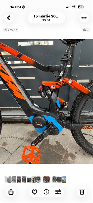 Bicicleta ktm electrica full suspension