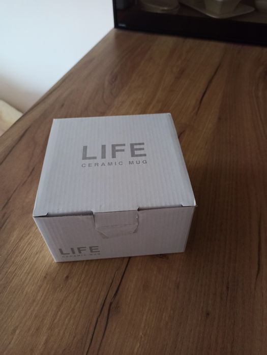 Комплект керамична чаша с чинийка и лъжичка