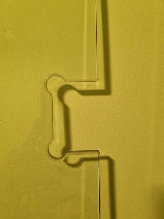 Стъклена врата с фиксирана преграда за баня