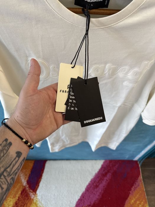 Tricou Dsquared2 alb Premium
