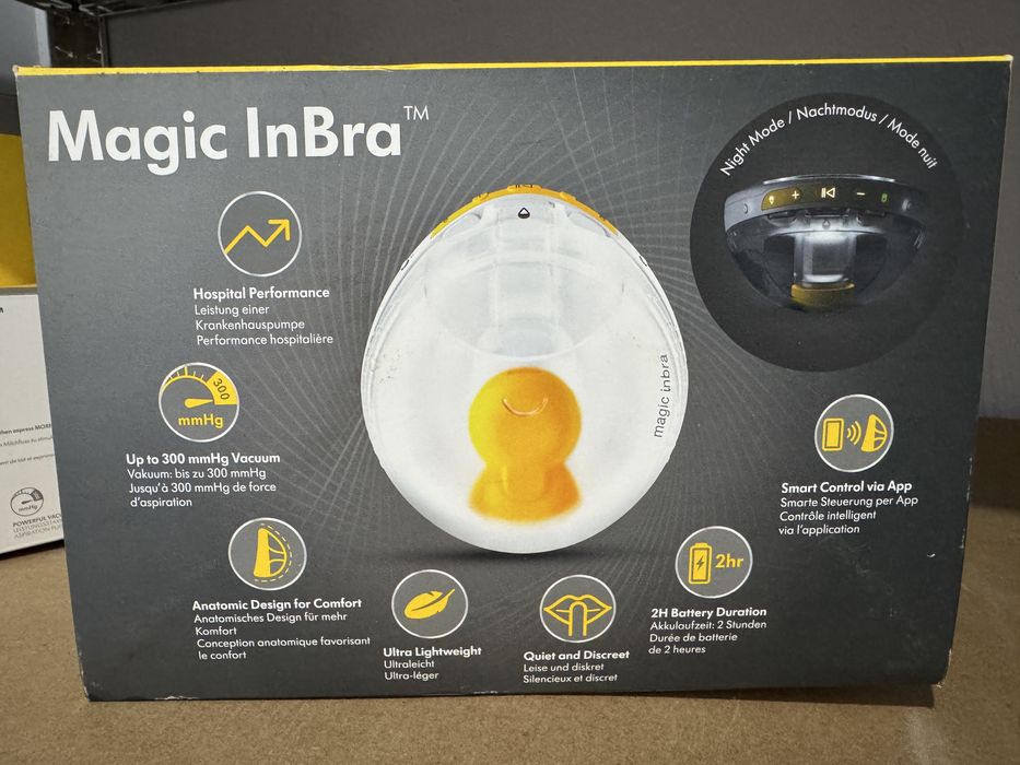 MEDELA Magic InBra (Single) WIFI – Pompa de san purtabila | NOU, SIGILAT