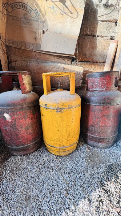 Продам желтый газ баллон