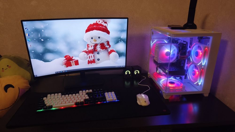 Игровой ПК в сборе,kaspi 24,320hz, core i5 12400, RTX 3060 аналог,касп