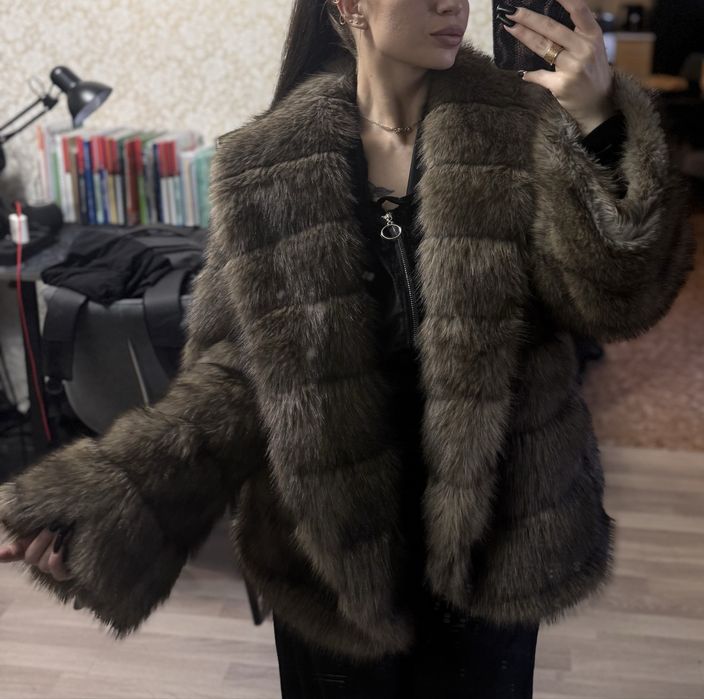 Эко шубка под соболя