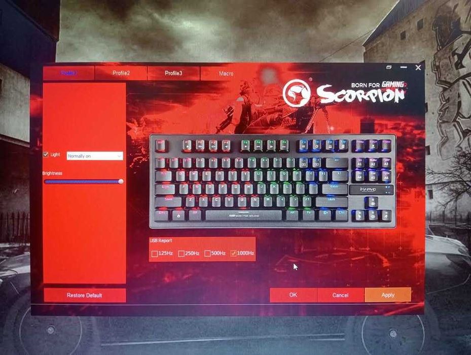Tastatură Gaming Marvo KG901