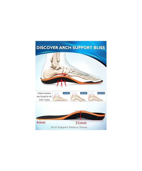 Branturi ortopedice pentru picioare plate si fasceita plantara , M ( 41-42), Ailaka