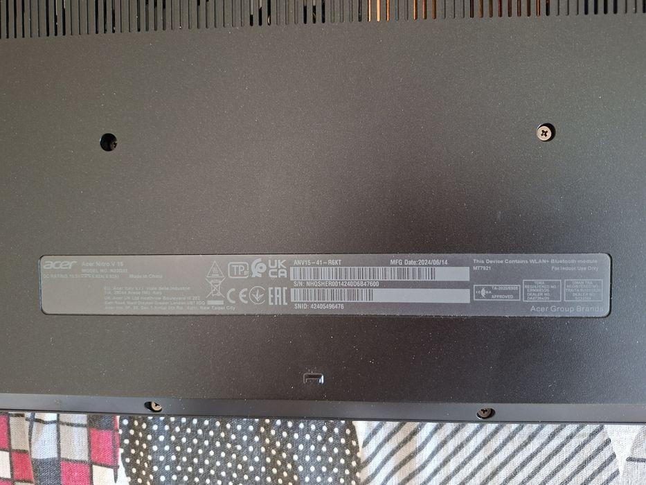 Игровой ноутбук Acer Nitro V 15