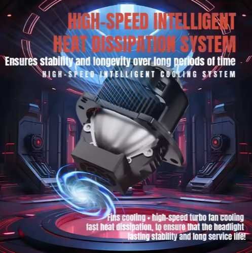 LED Лупи за вграждане с лазер 3.0 инча 75W 10000LM 2 бр къси и дълги