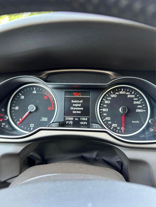 CPU Rezolvare problema Audi "Oil pressure too low, Switch off engine!"