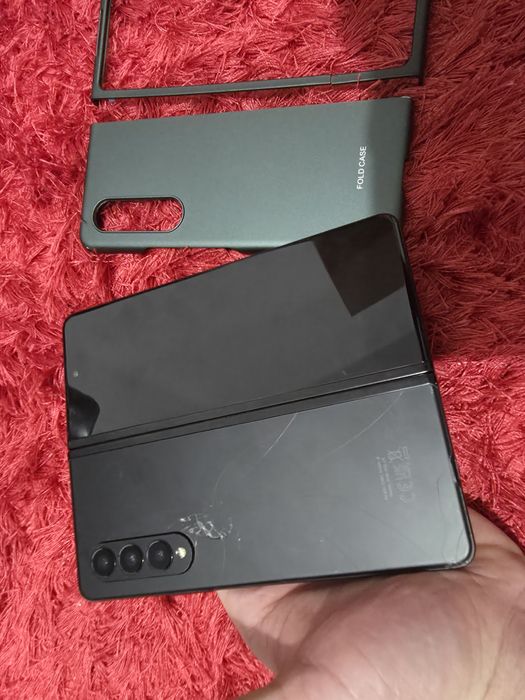 -Samsung Z Fold 3, Black, 512Gb, 12Ram, doar telefonul si o husa noua,