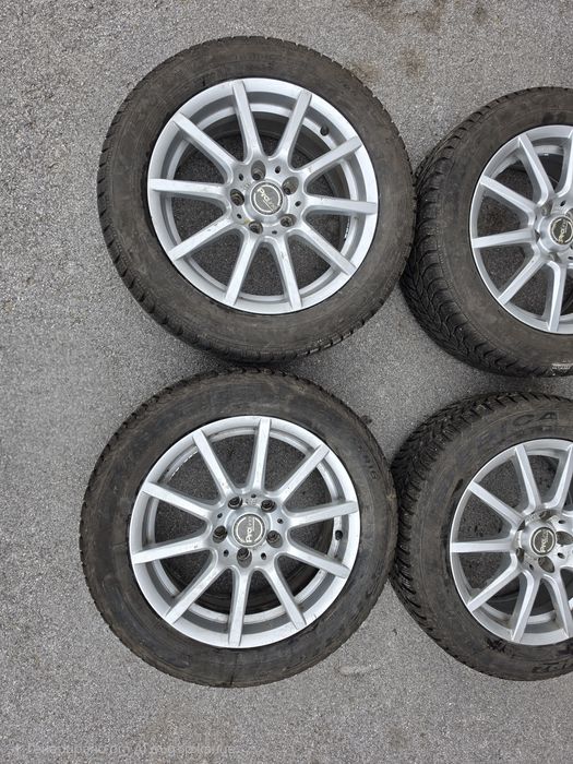 Алуминиеви джанти със зимни гуми 5х112 R16