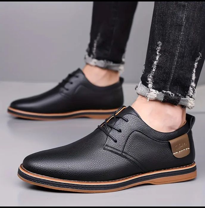 Туфли из воловьей кожи