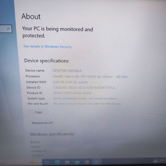 Laptop Toshiba/Asus