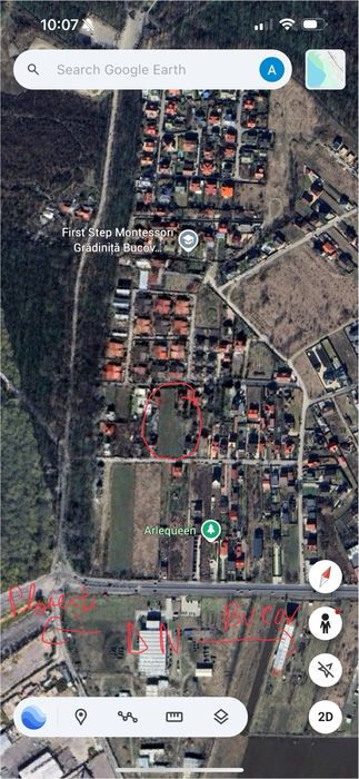 Teren intravilan Bucov zona Mica Roma de vanzare