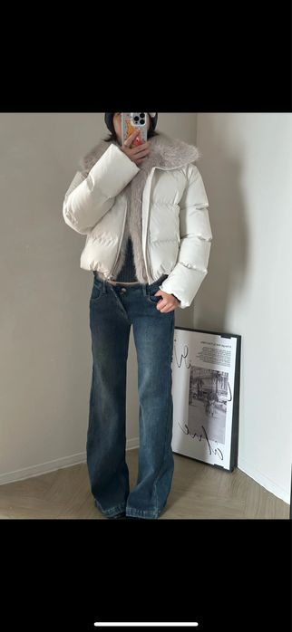 Куртка укороченная с варежками