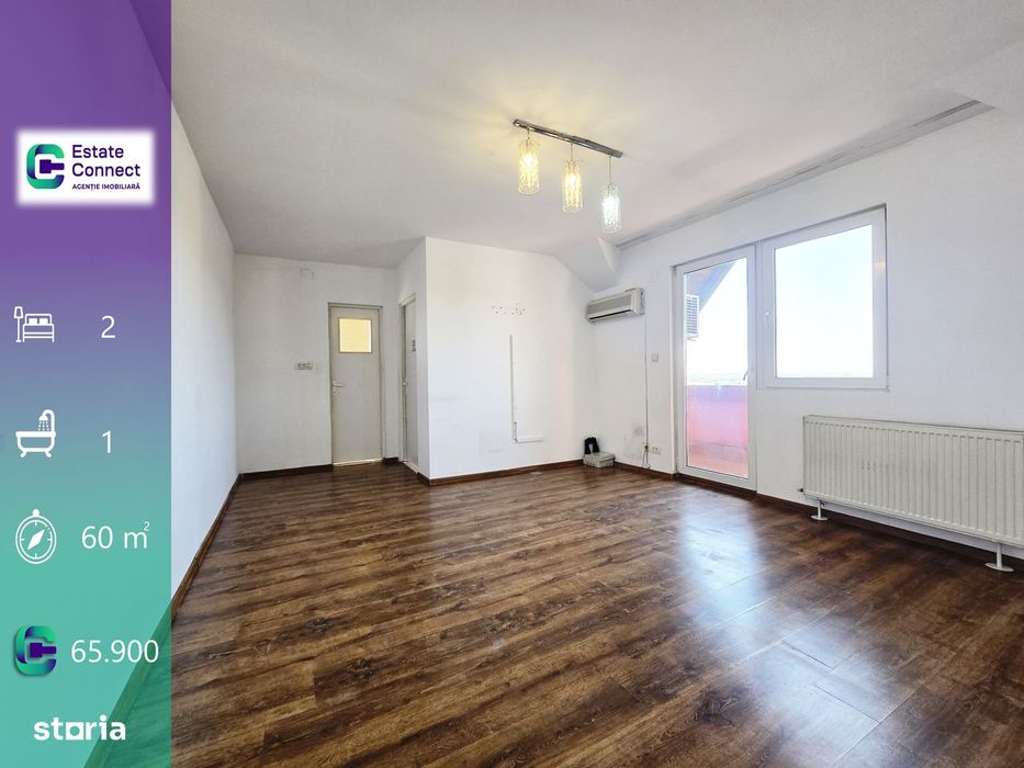 Apartament 2 camere, centrală proprie, bloc reabilitat - Confectii