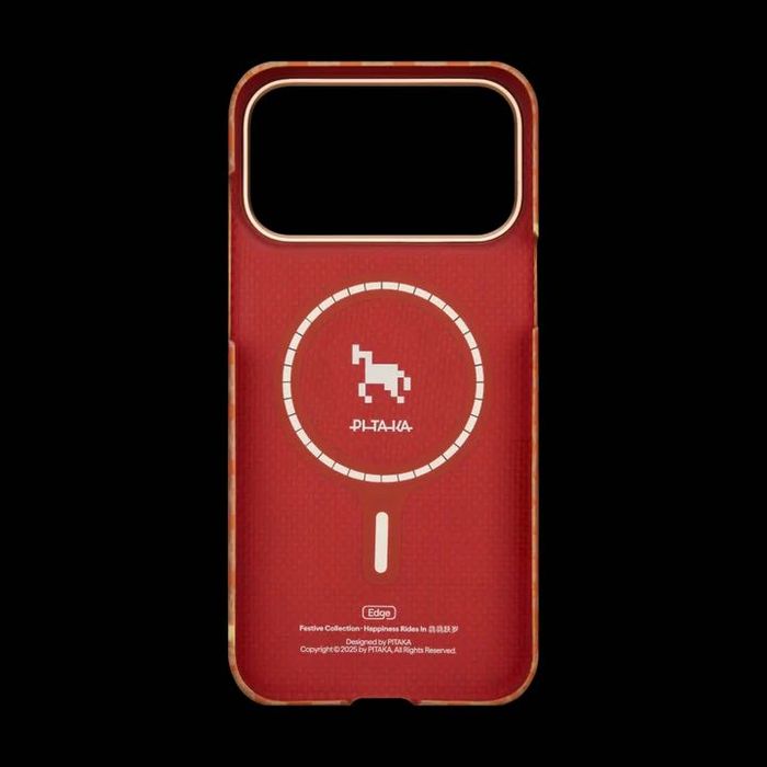 PITAKA Edge Rides MagSafe Калъф за iPhone 17 Air Indigo- Aramid Fiber