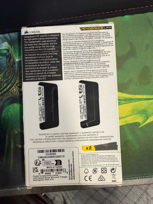 Corsair 2x32GB DDR4 3200Mhz Noi