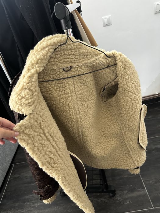 Geaca de Piele Imblanita