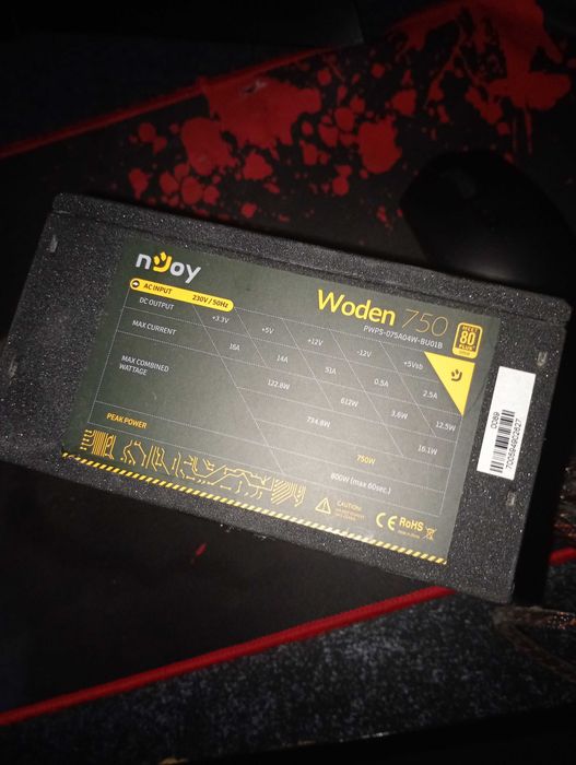 Sursa njoy750 80 plus gold